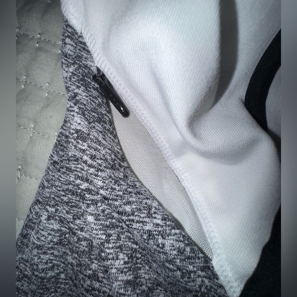 Athleta Running Wild Mesh Back White Heather Gray Tennis Dress Size XS. VGUC - Picture 6 of 12